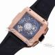 AAA replica BBF factory Hublot Big Bang square hollow rose gold case rubber strap watch (7)_th.jpg